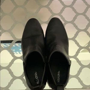 Black Merona booties